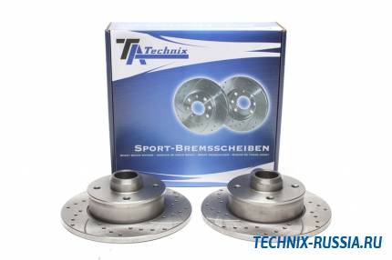 Тормозные диски 226 mm с перфорацией и насечками VW Passat B3 B4 Variant TA-TECHNIX EVOBS3121P