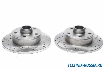 Тормозные диски 226 mm с перфорацией и насечками VW Passat B3 B4 VR6 Variant TA-TECHNIX EVOBS3122P