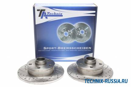 Тормозные диски 226 mm с перфорацией и насечками VW Passat B3 B4 VR6 Variant TA-TECHNIX EVOBS3122P