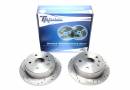 Тормозные диски 258mm с перфорацией и насечками Daewoo Leganza TA-TECHNIX EVOBS4017P