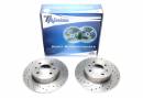 Тормозные диски 251,5mm с перфорацией и насечками Seat Malaga TA-TECHNIX EVOBS4031P