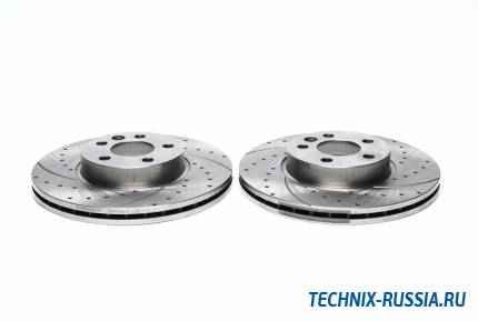 Тормозные диски 313 mm с перфорацией и насечками VW Sharan TA-TECHNIX EVOBS4520P