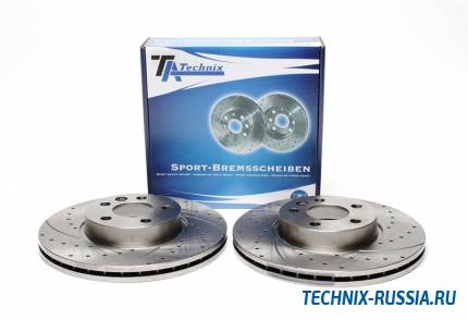 Тормозные диски 313 mm с перфорацией и насечками VW Sharan TA-TECHNIX EVOBS4520P