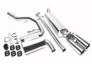 Выхлоп catback из нержавеющей стали 2 x 76mm Opel Calibra A 8V / 16V / TA-TECHNIX EVOCAAE276