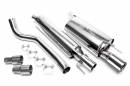 Выхлоп catback из нержавеющей стали 2x76mm Opel Corsa B TA-TECHNIX EVOCOBAE276