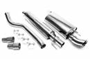 Выхлоп catback из нержавеющей стали 2x76mm DTM Opel Corsa B TA-TECHNIX EVOCOBAED76