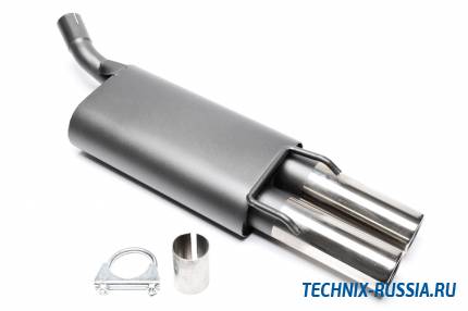 Спортивный глушитель 2x76mm Opel Corsa B 1,0/1,2/1,4/1,6 GSI 16V TA-TECHNIX EVOCOBE276