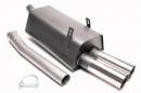 Спортивный глушитель 2x76mm BMW 3er E36 320i/323i TA-TECHNIX EVOE366E276S