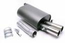 Спортивный глушитель 2x76mm BMW 5er E39 520i-528i TA-TECHNIX EVOE39TE276
