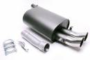 Спортивный глушитель 2x76mm DTM BMW 5er E39 520i-528i TA-TECHNIX EVOE39TED76