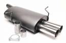 Спортивный глушитель 2x76mm BMW 3er E46 TA-TECHNIX EVOE464E276S