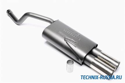 Спортивный глушитель 2x76mm Fiat Punto II 188 1.2-60/1.2-16V-80/1.4 TA-TECHNIX EVOFP2E276