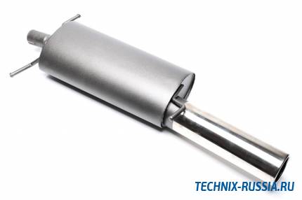 Спортивный глушитель 1x90mm geb?rdelt VW Golf I Cabrio 1,6/1,8 TA-TECHNIX EVOG1E90