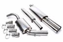 Выхлоп catback из нержавеющей стали 2x76mm VW Golf II TA-TECHNIX EVOG2AE276