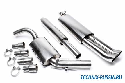 Выхлоп catback из нержавеющей стали 2x76mm DTM VW Golf II TA-TECHNIX EVOG2AED76