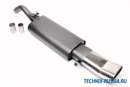 Спортивный глушитель 70x140mm VW Golf II 1,1 /1,3/1,6/1,6D/1,8 TA-TECHNIX EVOG2EDTM