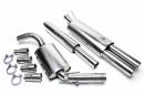 Выхлоп catback из нержавеющей стали 2x76mm VW Golf III TA-TECHNIX EVOG3AE276