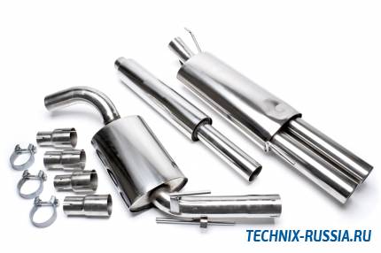 Выхлоп catback из нержавеющей стали 2x76mm VW Golf III TA-TECHNIX EVOG3AE276