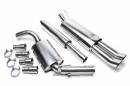 Выхлоп catback из нержавеющей стали 2x76mm DTM VW Golf III TA-TECHNIX EVOG3AED76