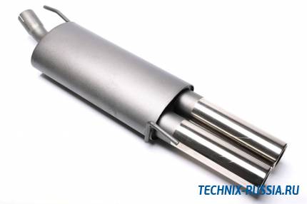 Спортивный глушитель 2x76mm VW Golf III / Colf III Cabrio 1.4/1.6/1.8/2.0GTI-8V/1.9TD TA-TECHNIX EVOG3E276