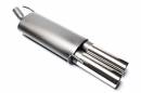 Спортивный глушитель 2x90mm VW Golf III / Colf III Cabrio 1.4/1.6/1.8/2.0GTI-8V/1.9TD TA-TECHNIX EVOG3E290