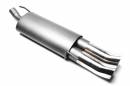 Спортивный глушитель 2x90mm DTM VW Golf III / Colf III Cabrio 1.4/1.6/1.8/2.0GTI-8V/1.9TD TA-TECHNIX EVOG3ED90