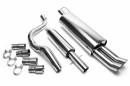 Выхлоп catback из нержавеющей стали 2x76mm DTM Audi A3 8L 1,4 / 1,6 / 1,8 / 1,8T / 2,0 / 1,9 TDI TA-TECHNIX EVOG4AED76