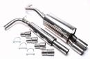 Выхлоп catback из нержавеющей стали 2x76mm VW Lupo 1,0 / 1,4 / 1,7 TA-TECHNIX EVOLUAE276