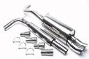 Выхлоп catback из нержавеющей стали 2x76mm VW Lupo 1,0 / 1,4 / 1,7 TA-TECHNIX EVOLUAED76