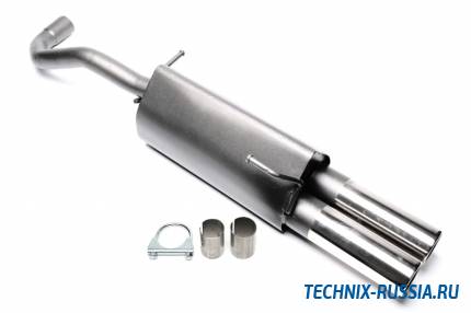 Спортивный глушитель 2x76mm VW Lupo TA-TECHNIX EVOLUE276