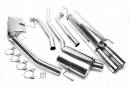 Выхлоп catback из нержавеющей стали 2 x 76mm Opel Omega B Caravan 2.5i -24V / 3.0i-24V TA-TECHNIX EVOOBC6AE276
