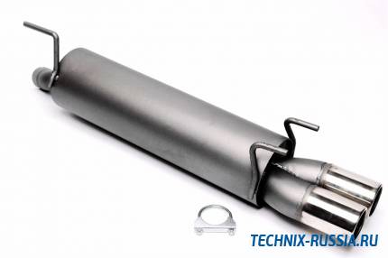 Спортивный глушитель 2x76mm Opel Omega B Caravan 2.0/2.0-16V TA-TECHNIX EVOOBE276