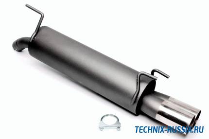 Спортивный глушитель 2x76mm Opel Omega B Caravan 2.0/2.0-16V TA-TECHNIX EVOOBE276S