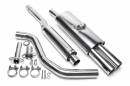 Выхлоп catback из нержавеющей стали 2x76mm VW Polo 86C TA-TECHNIX EVOP3AE276