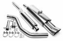 Выхлоп catback из нержавеющей стали 2x76mm DTM VW Polo 86C TA-TECHNIX EVOP3AED76