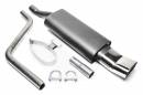 Спортивный глушитель 70x140mm DTM VW Polo III 86C 1,1/1,3 TA-TECHNIX EVOP3EDTM