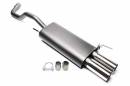 Спортивный глушитель 2x76mm VW Polo 6N 1.0/1.1/1.3/1.4/1.4-16V/1.6 TA-TECHNIX EVOP4E276