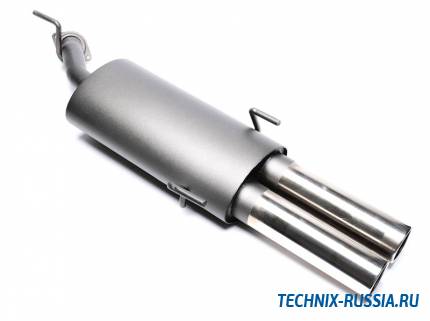 Спортивный глушитель 2x76mm Opel Vectra B 1.6i-16V/1.8i-16V/2.0i-16V/2.2i-16V/V6 TA-TECHNIX EVOVBE276