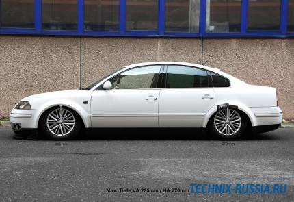 Винтовая подвеска TA Technix Deep Audi A6 4B C5 X-GWAU03